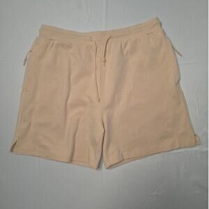Snipes beige fleece sweat shorts Size S